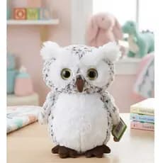 Coruja De Pelúcia Edwiges Infantil Super Macia 30cm - Fizzy