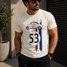 Camiseta Unissex Fusca Blusa Vintage Algodão Conforto Envio Imediato Promocao Manga curta Estampa Premium