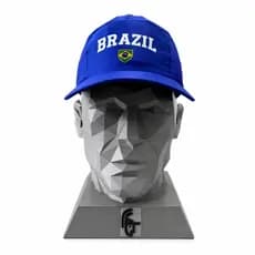 BONE BRASIL CICLISTA FIVE PANEL UNISSEX TECIDO ESPORTIVO