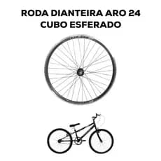 Roda Dianteira Aro Aero 24 Esferado