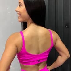 TOP FRENTE UNICA TOP FITNESS EM POLIAMIDA EMILIA BATISTA COM BOJO REMOVIVEL ALTA QUALIDADE ZERO TRANSPARENCIA TOP PREMIUM