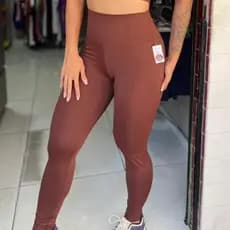 LEGGING feminina lisa fitness academia para trabalho e treino cintura alta sem transparência
