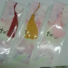 marca pagina com pompom kit 15 un