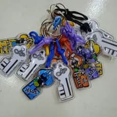 chaveiro chave gel dúzia 12