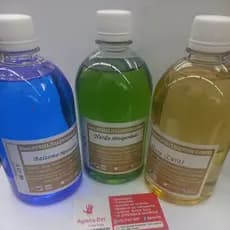kit 3 óleo 500 ml mirra libertação nardo prosperidade bálsamo restauração óleo corporal 500 ml