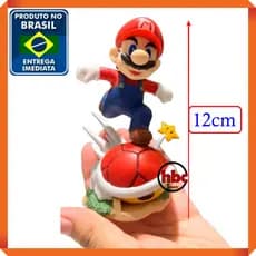 Action Figure Estatueta Super mario Bros 12cm PVC Figura de Ação - Anime - Boneca Brinquedo Presente