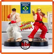 Action Figure - Kit Ryu & Ken - Street Fighter - Chun-Li Por unidade - Figura de Ação Bonecos Miniaturas