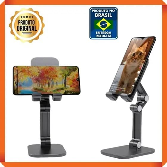 Suporte Material de plástico Tripé Celular Tablet Video Apoio Mesa Ajustável Iphone