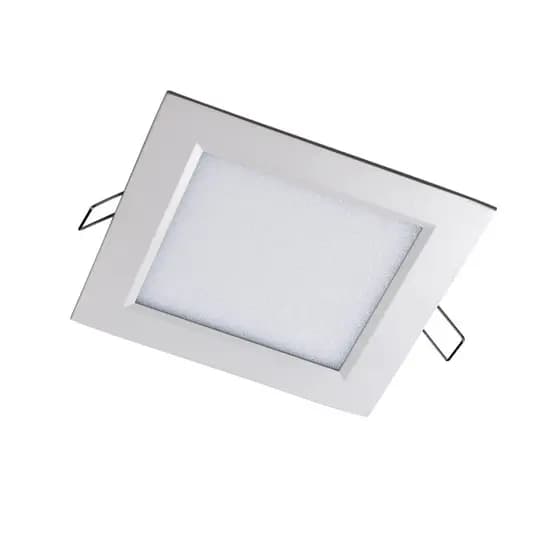 KIT 5 PAINEL LED EMBUTIR QUADRADO 18W 6K 22X22 CM | PLAFON LED EMBUTIR QUADRADO 18W 6K 22X22 CM | LUMINARIA LED EMBUTIR QUADRADO 18W 6K 22X22