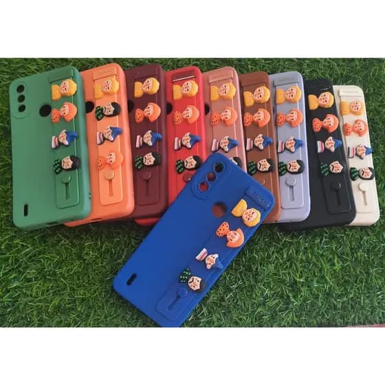 Capa capinha p/ motorola moto E7 power feminina Capa capinha p/ moto e7 power com suporte de mão Capa capinha p/ moto e7 power decorada