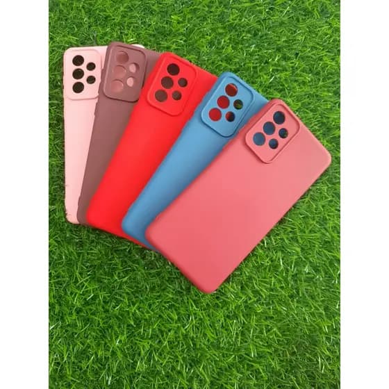 Capa capinha p/ Samsung Galaxy A73 proteção de câmera Capa capinha p/ A73 aveludada Capa capinha p/ A73 cor lisa