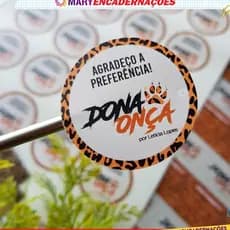 300 unidades 4x4cm Rótulos Adesivos Personalizados Vinil Prova d'agua, Doces, Bolos e Lembrancinhas