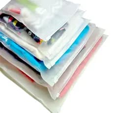 Kit 20 Unidades de Saco Zip Fosco Armazenamento Para Roupa embalagem lock zipper