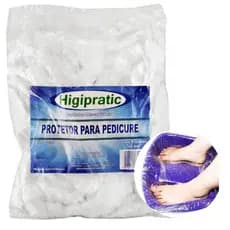 Protetor Para Pedicure Higipratic - 100 Unidades (Para Bacia de Pés)