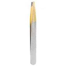 Pinça Enox Silver Gold Ponta Reta ref: 1700