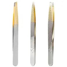 Pinça de Sobrancelha Enox Silver Gold (Escolha)
