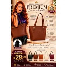 Bolsa Feminina Grande Moderna Luxo Bolsa Ombro Feminina Fashion Best Seller Shopee