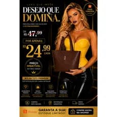 Bolsa Feminina Premium SL Luxo com Zíper | Couro Croco Ecológ. Reforçado | Cabe Bíblia, Celular e Sombrinha | Elegante