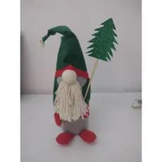 garrafa enfeite de natal modelo duende natalino mesa rack estante sala quarto escritório