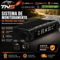Sistema Solar de Monitoramento de Pressão dos Pneus