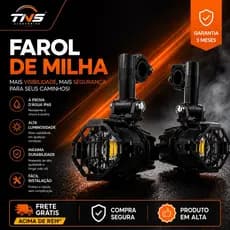 Par Farol de Milha Neblina Universal Moto BMW GS