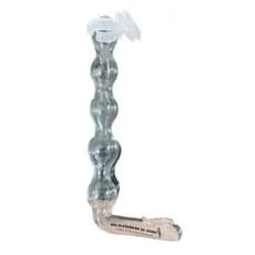 01 Bebedouro De Vidro Palito Pingo Luxo Para Pássaros Malha fina