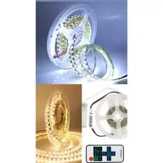 Fita de LED 5m Pilha 200 LEDs com Controle Remoto - Decoração Personalizada, Iluminação LED, Adesiva, Prática e Moderno.