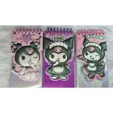 Bloco de anotações Kuromi - Sanrio