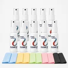 Kit 10 Limpa Óculos Celular Limpa Lentes com 10 Flanelas Limpa Tela Tv Celular Notebook – Clean Up