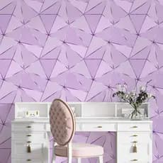 Papel De Parede Adesivo Zara Tons de Lilás Pastel