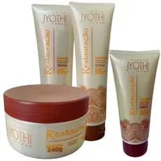 Kit Tratamento Reconstrução Capilar Antifrizz Cabelos Secos e Danificados Com Queratina Óleo De Ojon