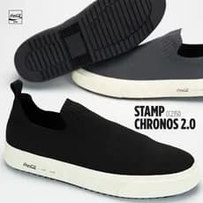 Tênis Coca Cola Slip On Calce Fácil Stamp Chronos 2.0 Preto Cinza CC2350