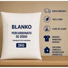 Tira Manchas Branqueador Percarbonato de Sodio, 1kg/2kg- Limpeza Profunda e Tira Manchas