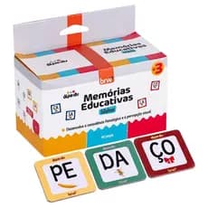 Jogo Memórias Educativas Silábadas 40pçs Dipedu BRW