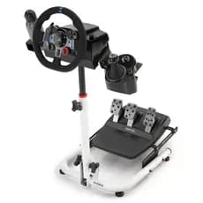 Suporte Simulador de Volantes SPRO V3 Branco Com Regulagem de Altura Extreme Racing