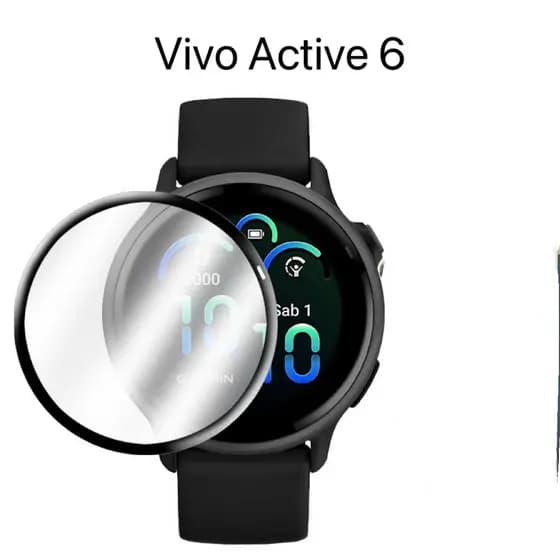 Película 3d Nano Gel  Protetora Anti Impacto Para Garmin Vivo Active 6