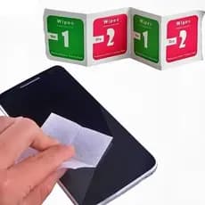 Kit Limpeza Tela Celular Álcool Aplicação Película Limpa Display Sem Poeira Anti Mancha