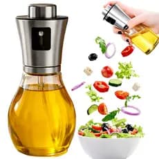 Galheteiro Borrifador De Azeite Vinagre Óleos Para Uso Culinário 200Ml De Vidro Linha Premium
