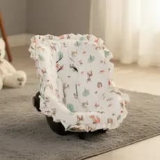 Capa Protetora para Bebê Conforto com Tecido 100% Algodão