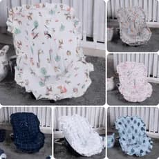 Capa de Bebê Conforto Acolchoada Universal 100% Algodão Estampada e Lisa