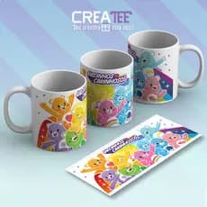 Caneca & Xícara - Ursinhos Carinhosos Arco-íris