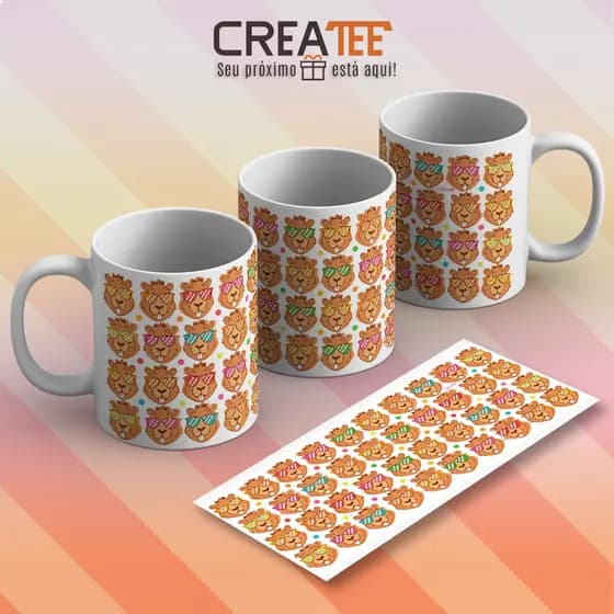 Caneca & Xícara - Castor com Estilo e Óculos Escuro