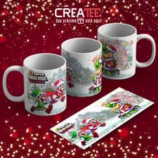 Caneca & Xícara - Super Mario - Grinch - Natal