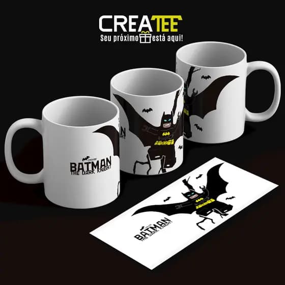 Caneca & Xícara - Batman Dark Knight Lego