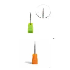 kit com 2 brocas tungstênio aréa de cutículas, nivelamento e manutenção