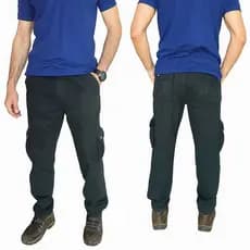 Calça Masculina Cargo Adulto Trabalho 6 Bolsos Otimo Preço