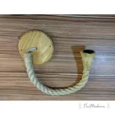 Luminária Pendente de Teto Corda de sisal Decoração 1un 50 cm  5020-0