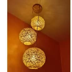 Luminaria Lustre Pendente de teto 2 metros
