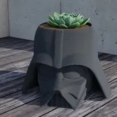 Vaso de Plantas e Porta Lápis Darth Vader - Star Wars Porta Objetos e Vaso Suculentas