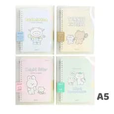 CADERNO INTELIGENTE FICHARIO BICHINHOS 50 FOLHAS A5 23x18cm